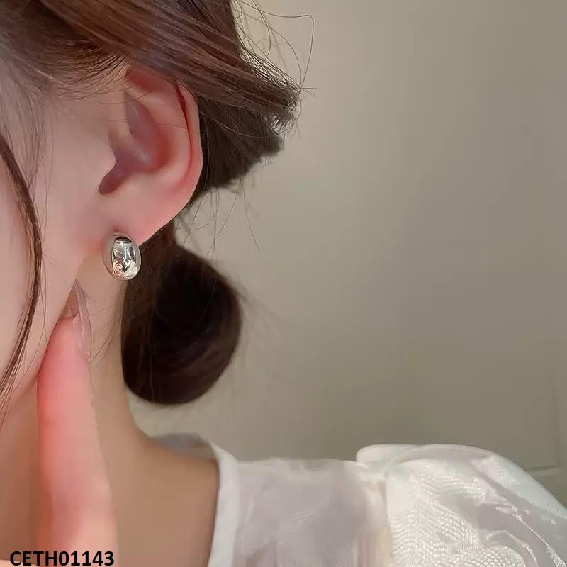 CETH01143 LSH Mate Press Cup Ear Stud Tops Pair - CETH