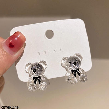 CETH01149 LSH Transparent Teddy Bear Tops Pair - CETH