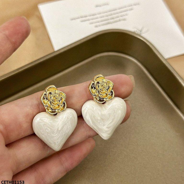 CETH01153 LSH White Heart Tops Pair - CETH