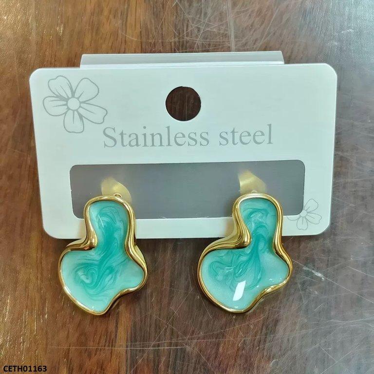 CETH01163  LSH Aqua Marble Tops Pair - CETH