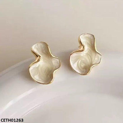 CETH01263 LSH White Marble Tops Pair - CETH