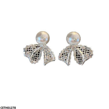 CETH01278 SYB Bow Pearl Tops Pair - CETH