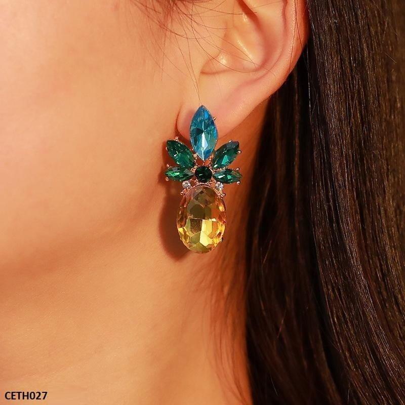 CETH027 QWN Tops Pair Pineapple