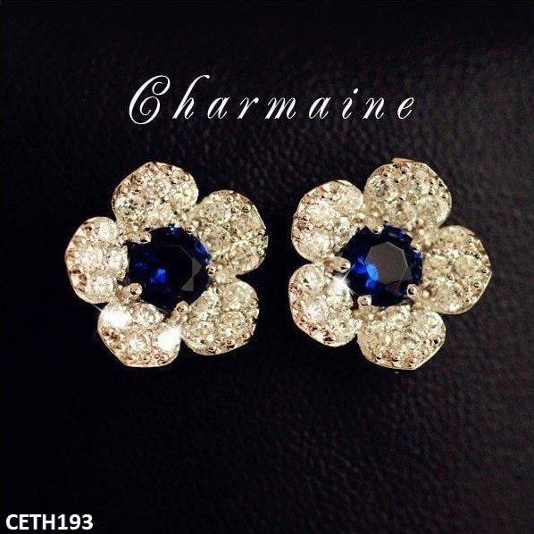 CETH193 SGC Flower Stud Tops Pair