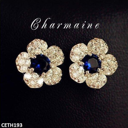 CETH193 SGC Flower Stud Tops Pair