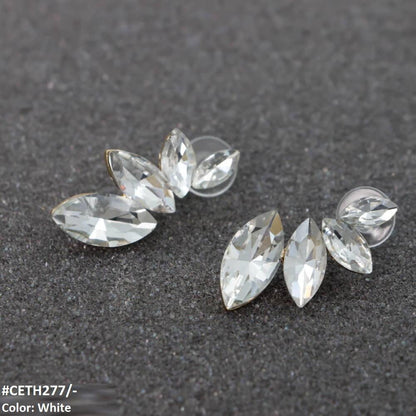 CETH277 ZLX Marquise Stud Tops Pair