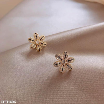 CETH406 XST Flower Stud Pair