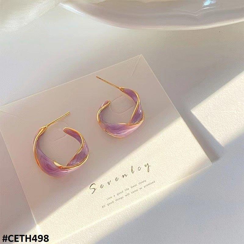 CETH498 BTO Round Stud Tops Pair