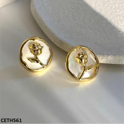 CETH561 SYB Painted Rose Tops Pair