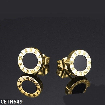 CETH649 DGF Painted Roman Stud Tops Pair