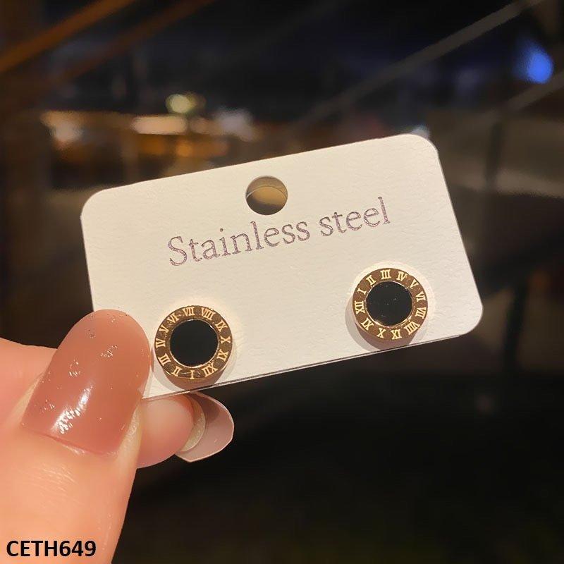 CETH649 DGF Painted Roman Stud Tops Pair