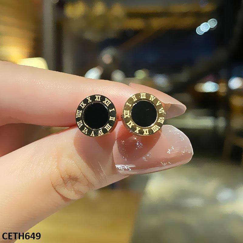 CETH649 DGF Painted Roman Stud Tops Pair