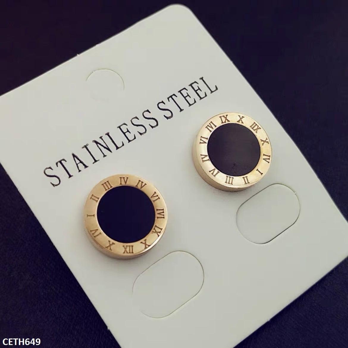 CETH649 DGF Painted Roman Stud Tops Pair