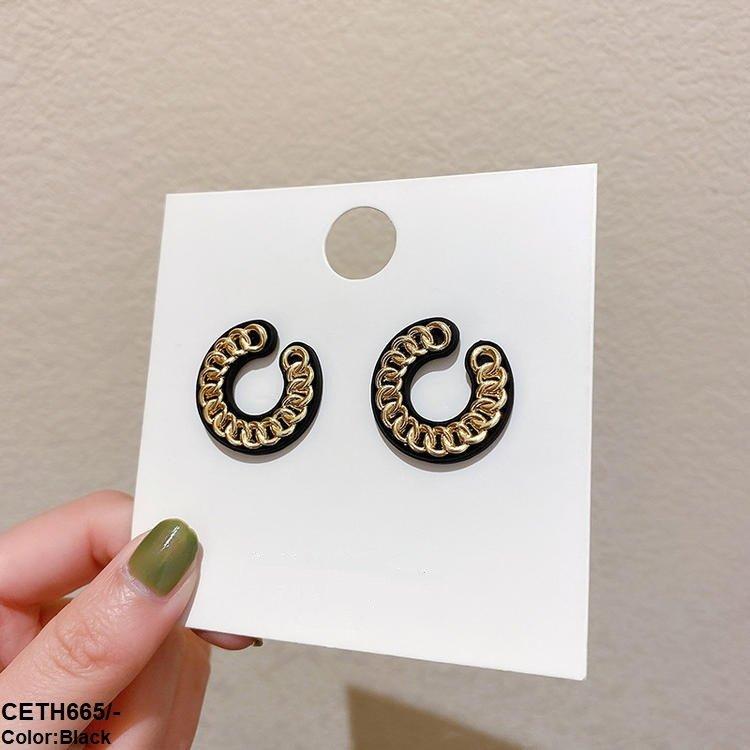 CETH665 ZCD C-Rings Ear Tops Pair