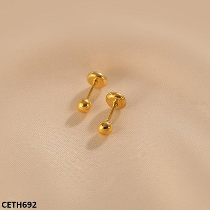 CETH692 DGF Round Roman Tops Pair