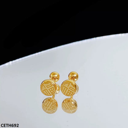 CETH692 DGF Round Roman Tops Pair