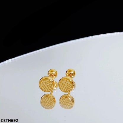 CETH692 DGF Round Roman Tops Pair