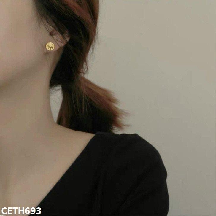 CETH693 DGF Round Roman Tops Pair