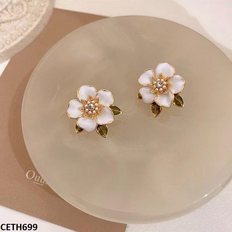CETH699 LSH Leaf Flower Tops Pair