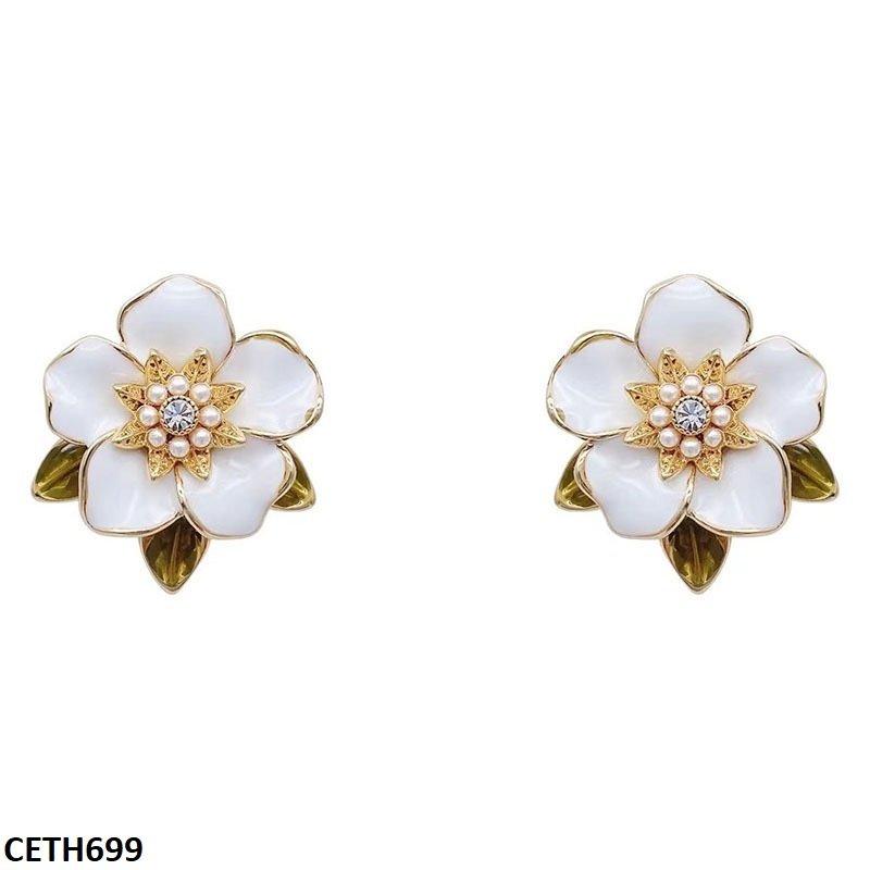 CETH699 LSH Leaf Flower Tops Pair
