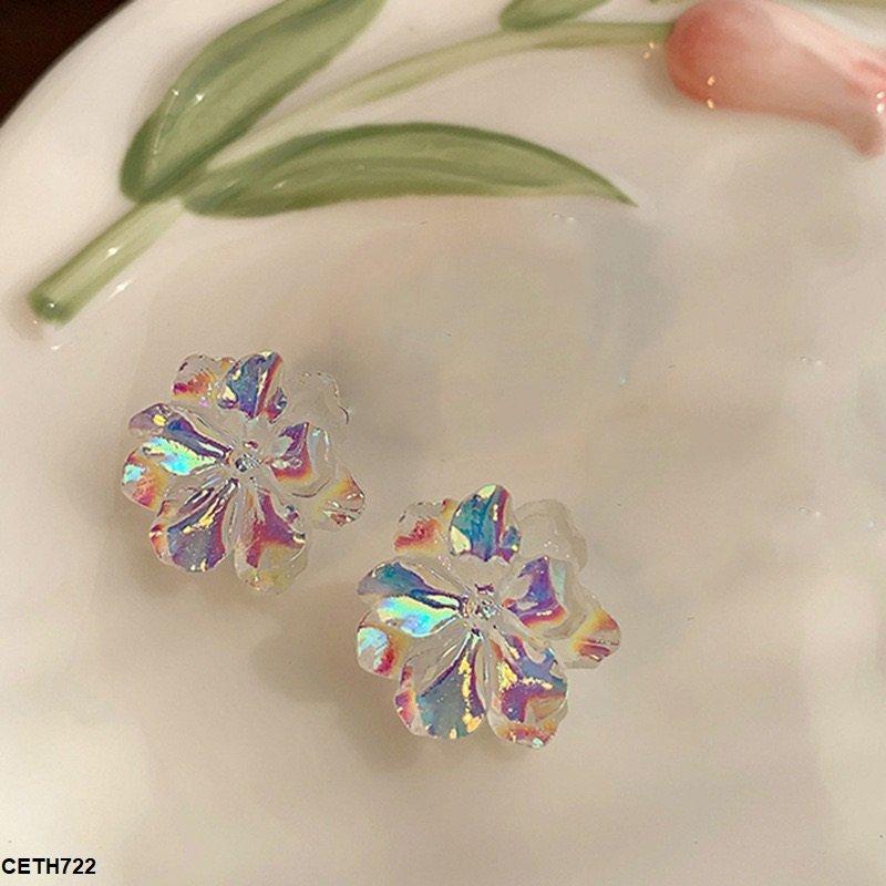 CETH722 YYZ Round Flower Tops Pair