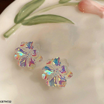 CETH722 YYZ Round Flower Tops Pair