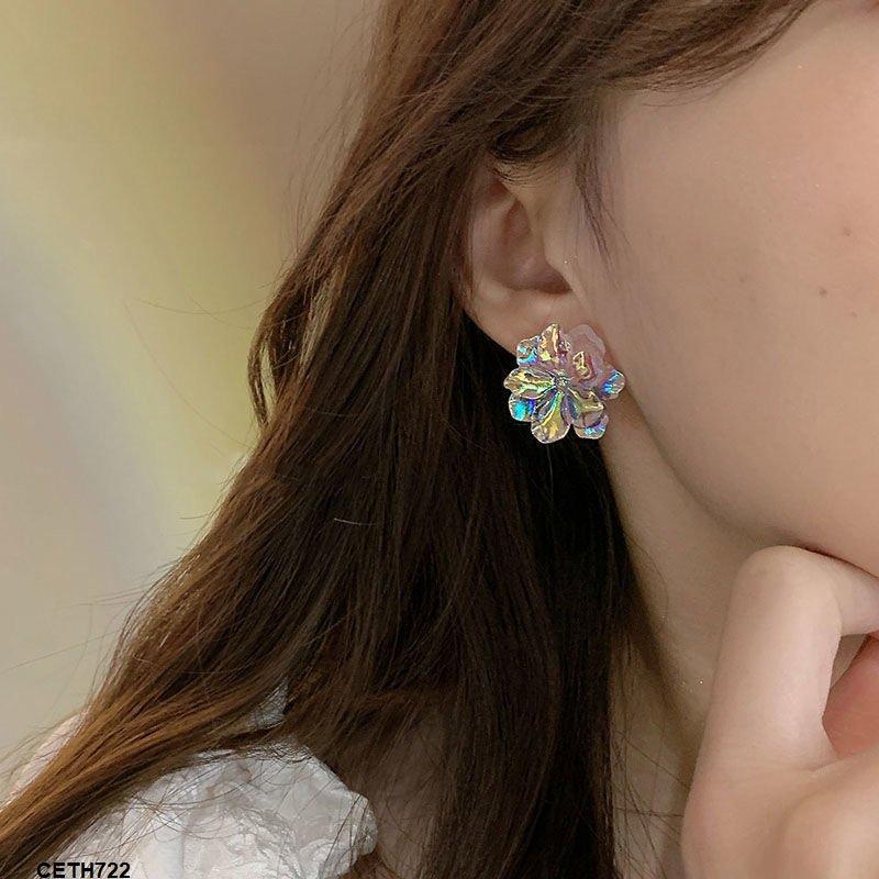 CETH722 YYZ Round Flower Tops Pair