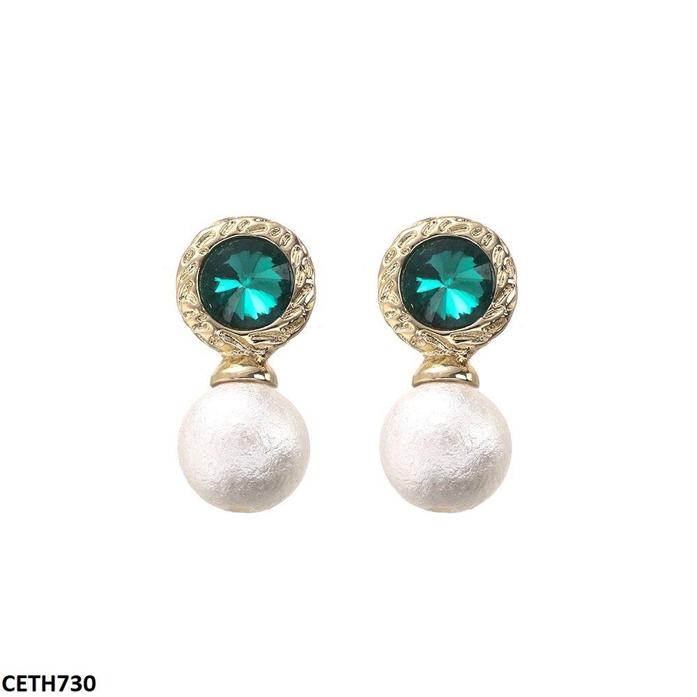 CETH730 YHC Round Pearl Tops Pair