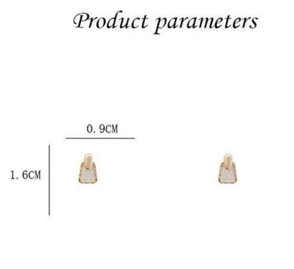 CETH742 ZHL Square Stud Tops Pair