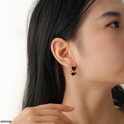 CETH749 YYZ Double Painted Heart Tops Pair