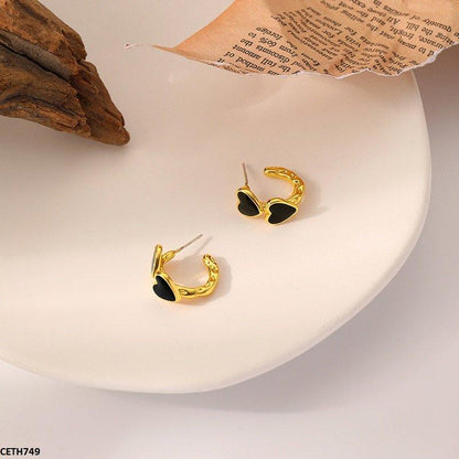 CETH749 YYZ Double Painted Heart Tops Pair