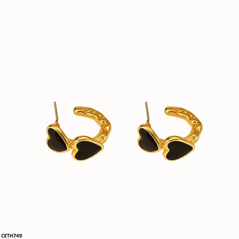 CETH749 YYZ Double Painted Heart Tops Pair