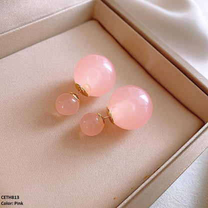 CETH813 ZLX Round Stud Tops Pair