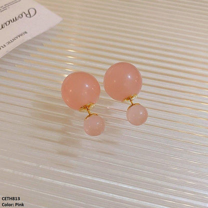 CETH813 ZLX Round Stud Tops Pair