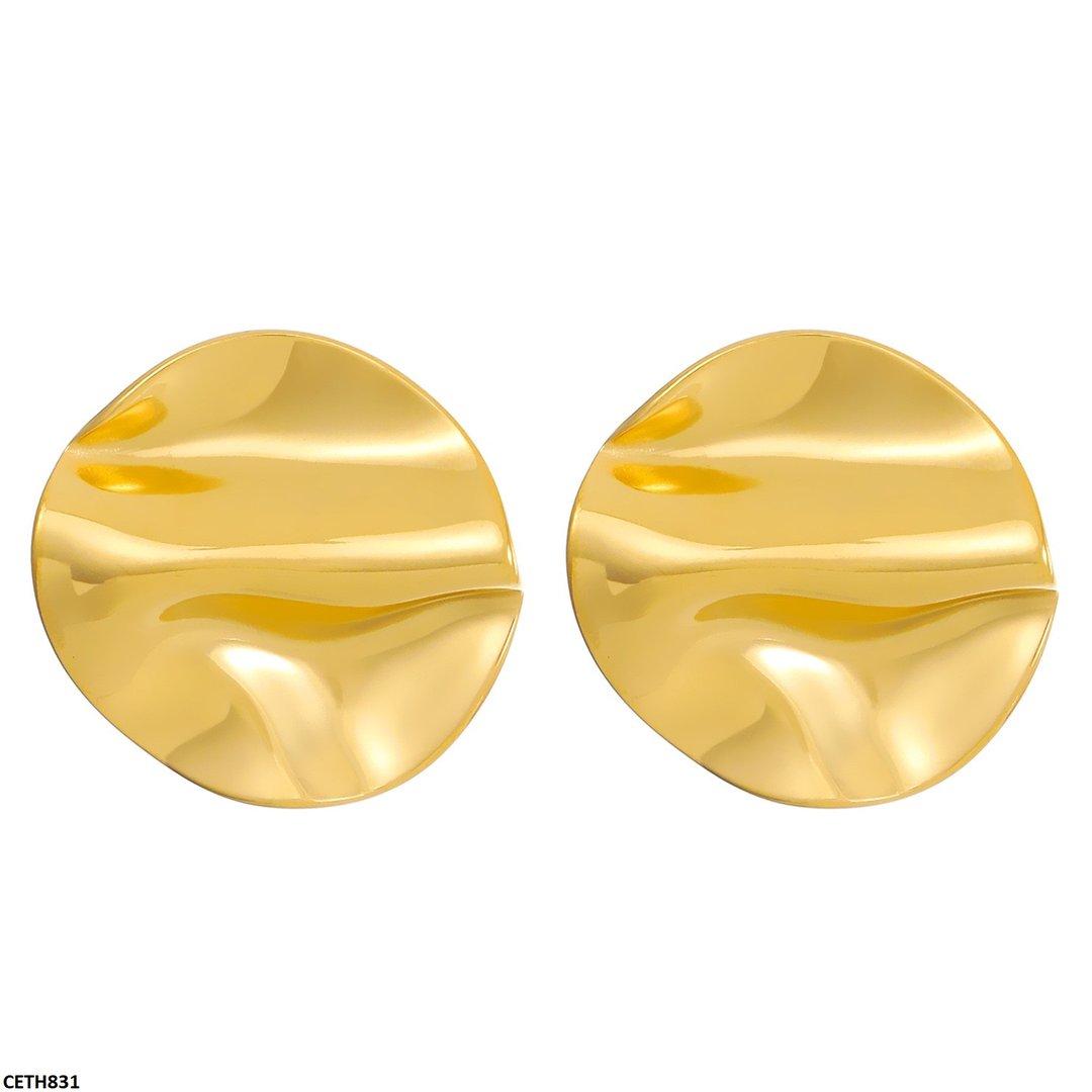 CETH831 QWN Plain Big Round Tops Pair