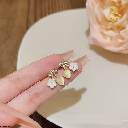 CETH836 DDJ Flower/Heart Tops Pair