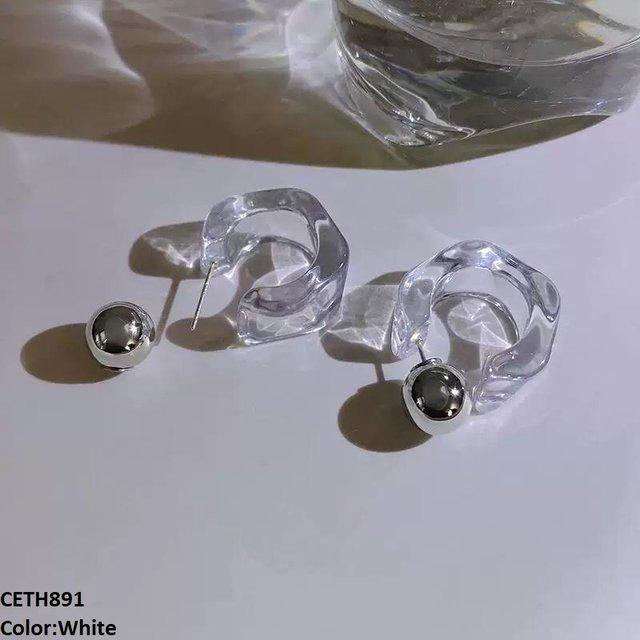 CETH891 ZCD Transparent Round Cut Tops Pair