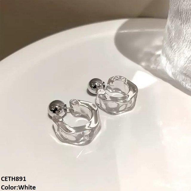 CETH891 ZCD Transparent Round Cut Tops Pair
