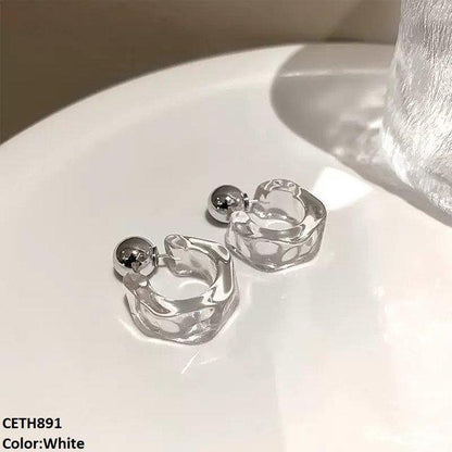 CETH891 ZCD Transparent Round Cut Tops Pair