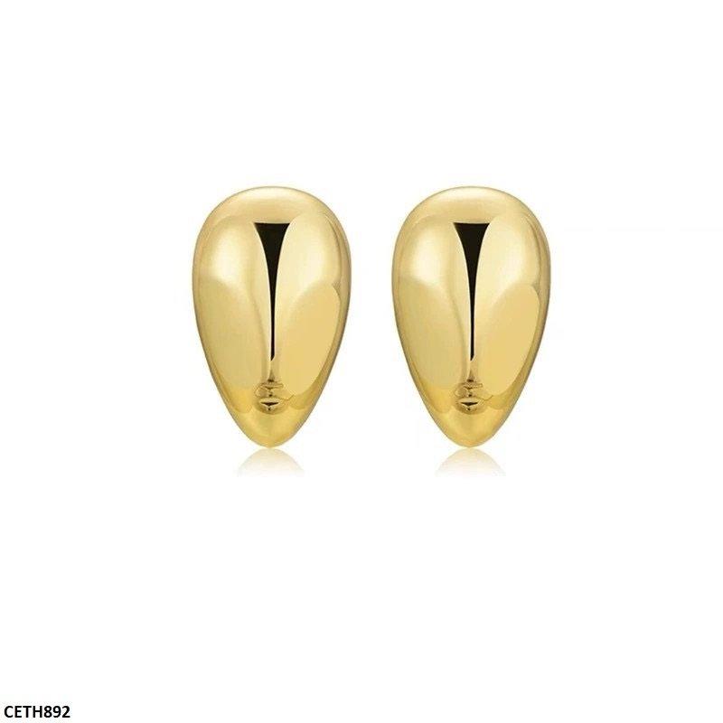 CETH892 ZCD Plain Gold Tops Pair