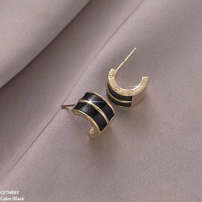 CETH897 ZCD Round Stud Tops Pair