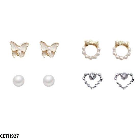 CETH927-YYZ CETH927 YYZ Heart/Star/Pearl 6 Pair Tops