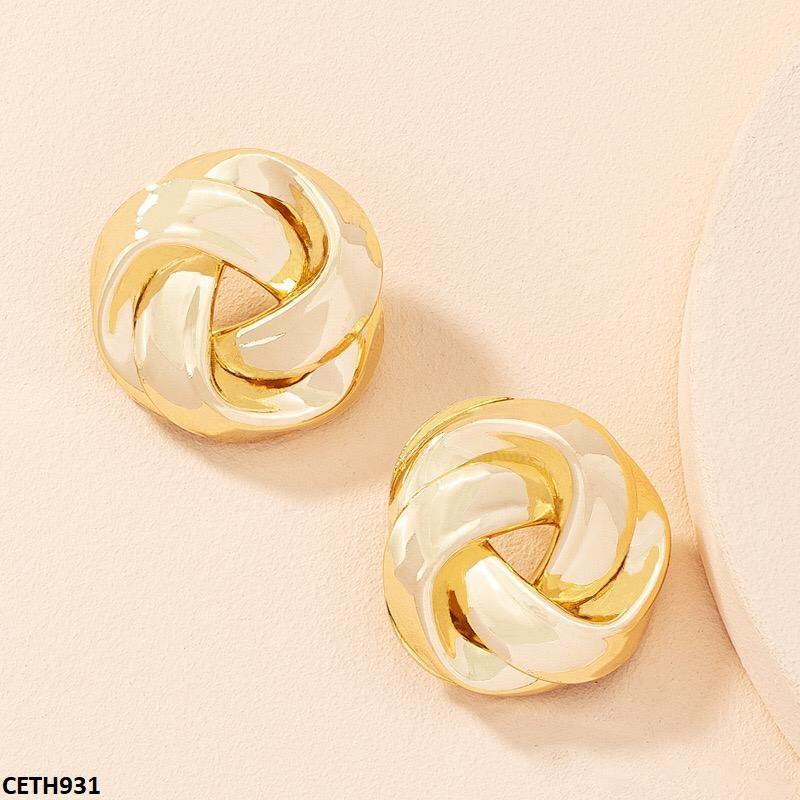 CETH931-YYE CETH931 YYE Round Covered Tops Pair