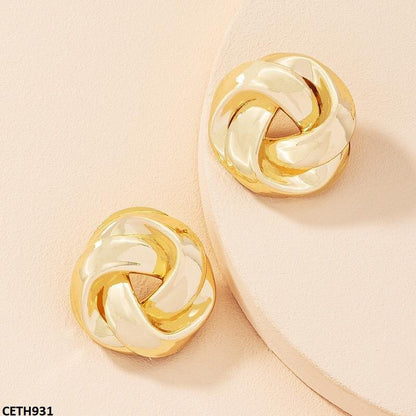 CETH931-YYE CETH931 YYE Round Covered Tops Pair