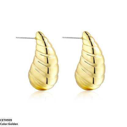 CETH939 YYE Swirl Drop Tops Pair