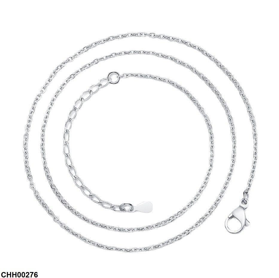 CHH00276 BLX Plain Silver Chain 16 Inch - CHH