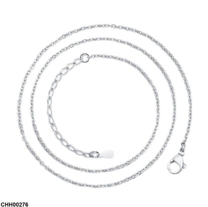 CHH00276 BLX Plain Silver Chain 16 Inch - CHH