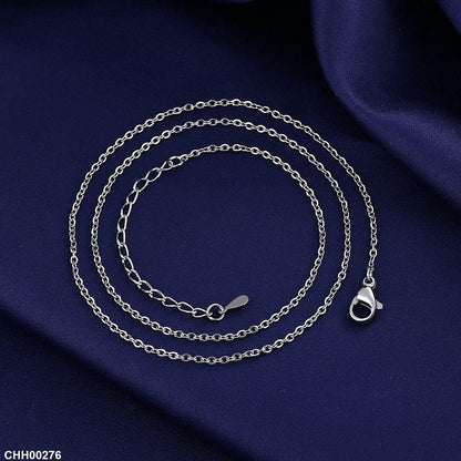 CHH00276 BLX Plain Silver Chain 16 Inch - CHH