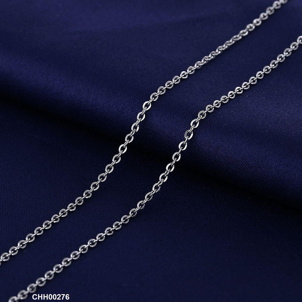 CHH00276 BLX Plain Silver Chain 16 Inch - CHH