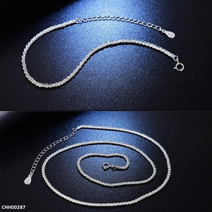 CHH00287 ZFQ Imp Silver Neck Chain 16 Inch - CHH